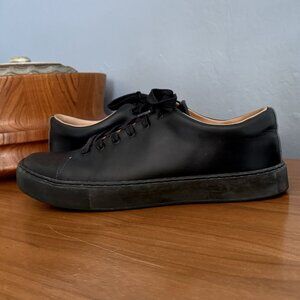 Crown Northampton Overstone Derby Shoes Black Leather Size UK 9